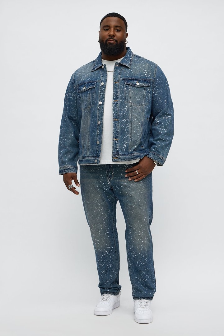 Slim Shimmering Nights Jean - Vintage Blue Wash