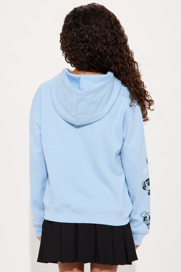 Mini Powerpuff Girls Pullover Hoodie - Periwinkle