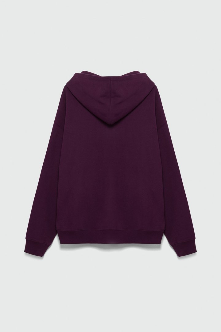 410 Oversized Zip Hoodie - Plum