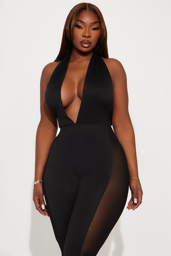 Adore Your Soul Jumpsuit - Black