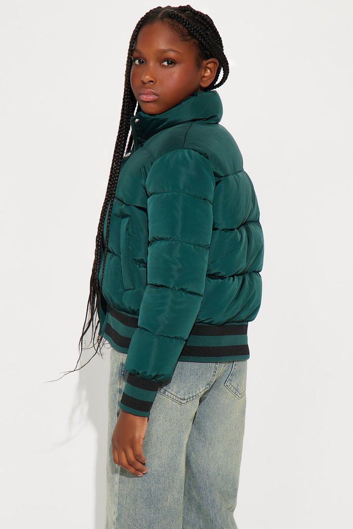 Mini Mrs. Jackson Puffer Jacket - Olive