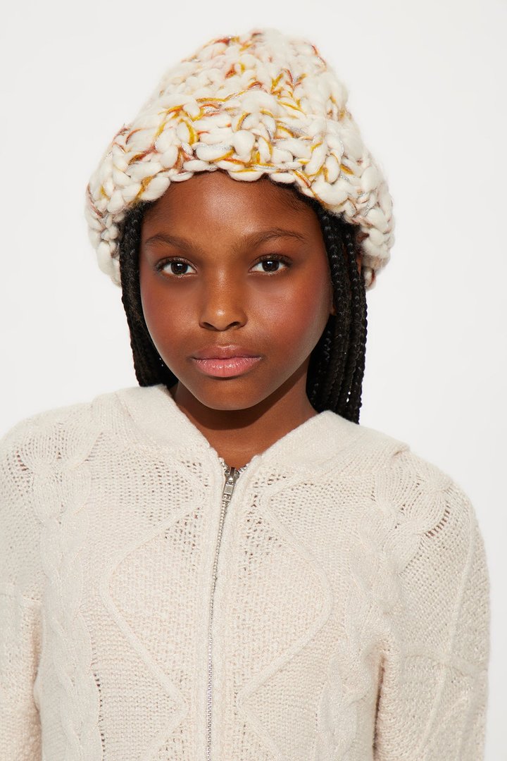 Mini Winter Break Beanie - Ivory/combo