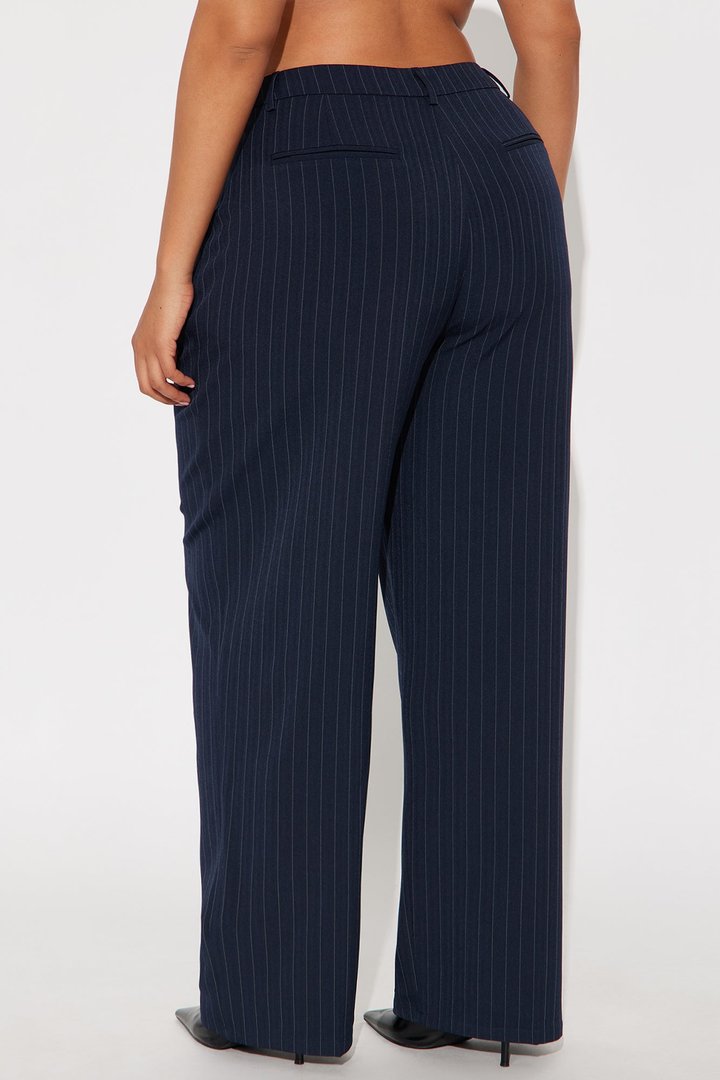 Focus Forward Pinstripe Trouser Pant 32″ - Navy/combo