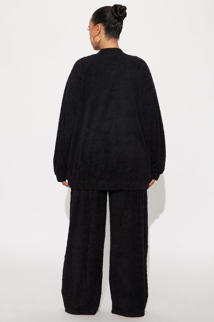 So Cool N' Cozy Pant Set - Black