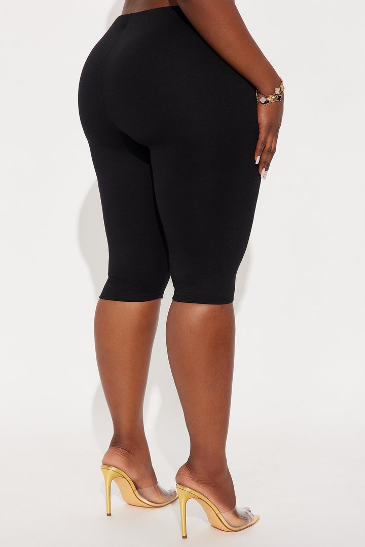 Echo Low Rise Ponte Capri Legging 14″ - Black