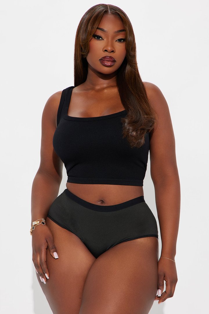 Black Girl Magic Boyshort - Black