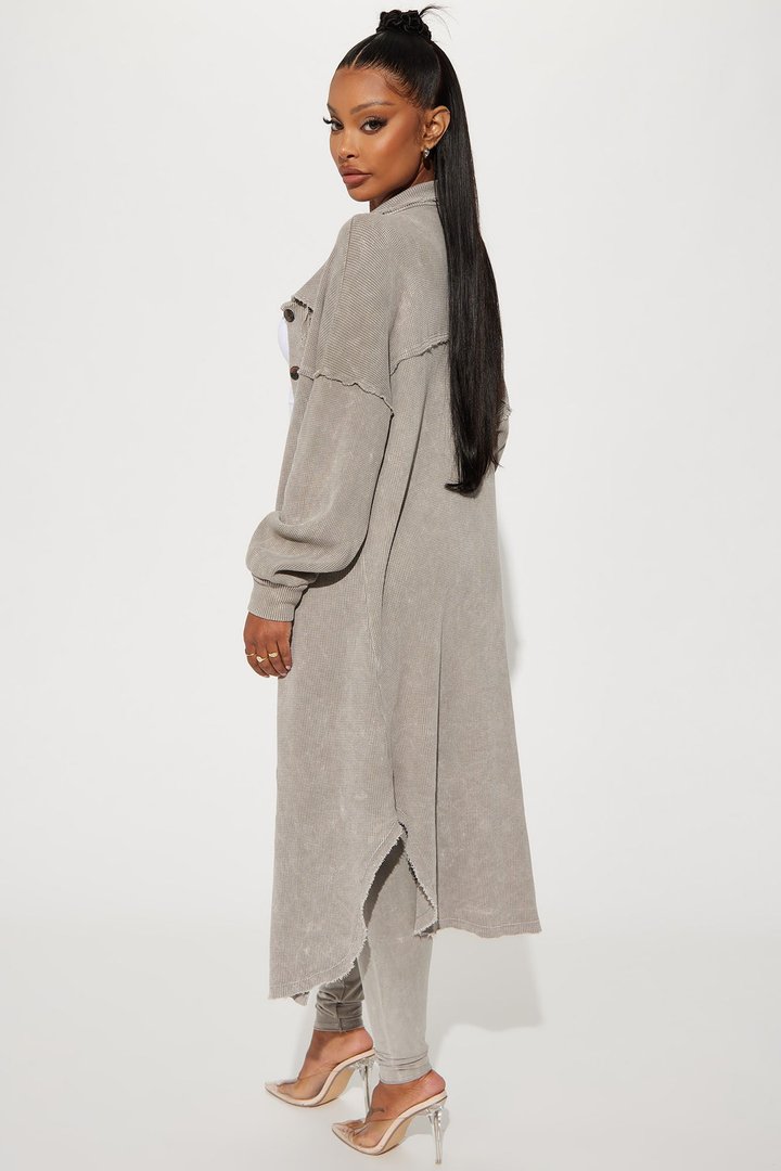 Cece Washed Legging Set - Taupe
