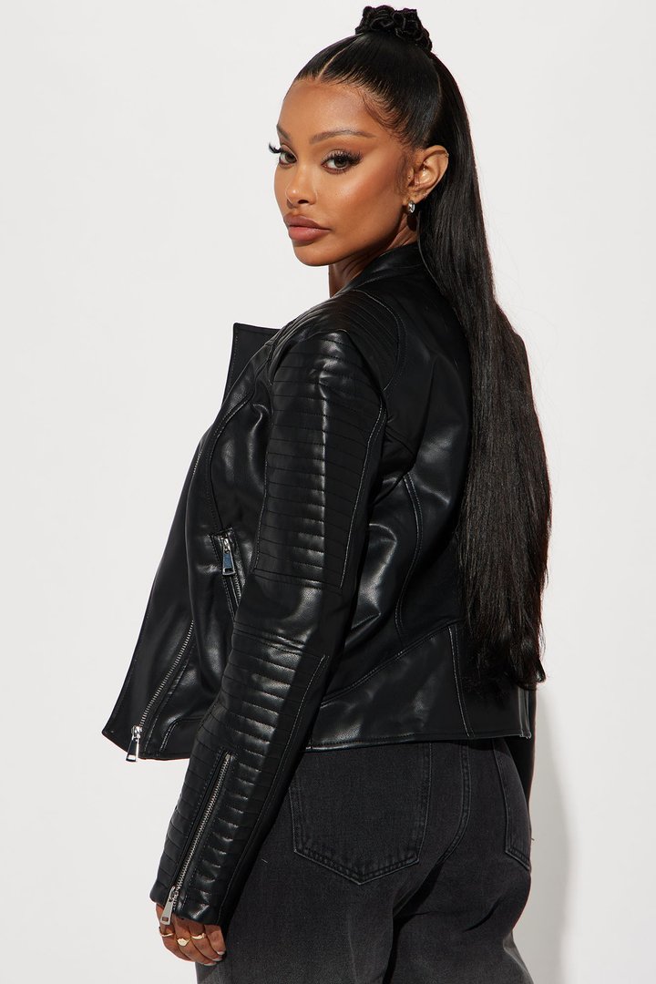Mariah Moto Jacket - Black