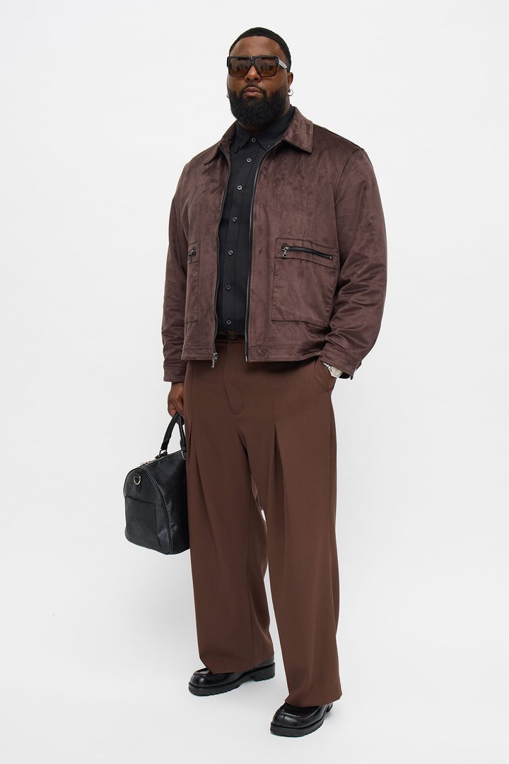 Michael Suede Jacket - Brown