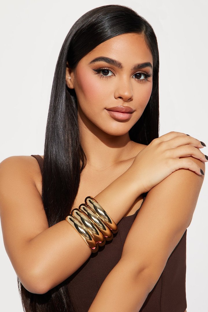 In Havana Bangle Set - Gold