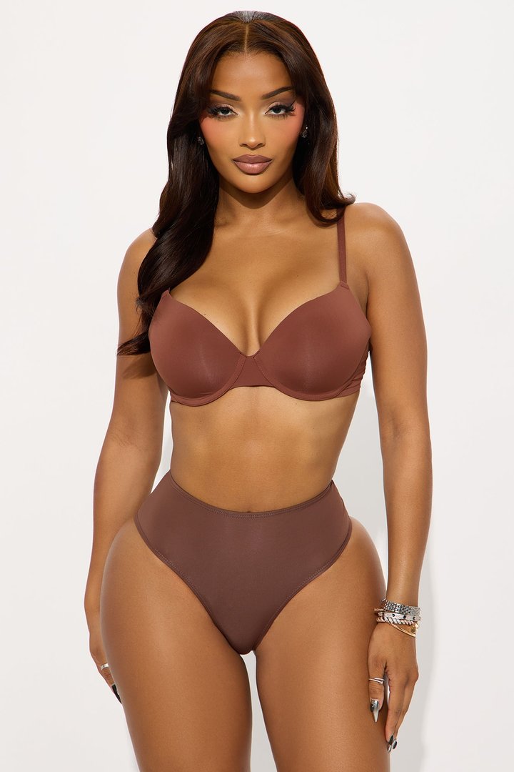 Nova T Shirt Bra - Chocolate