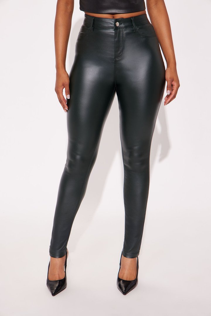 Sammie High Rise Pants - Hunter Green