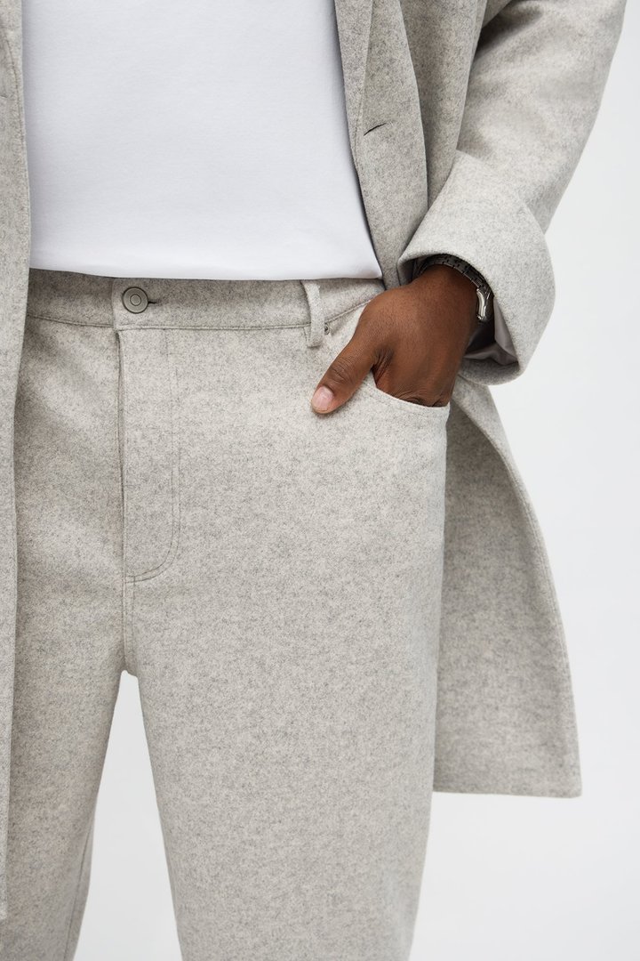 Straight Studio Pant - Grey