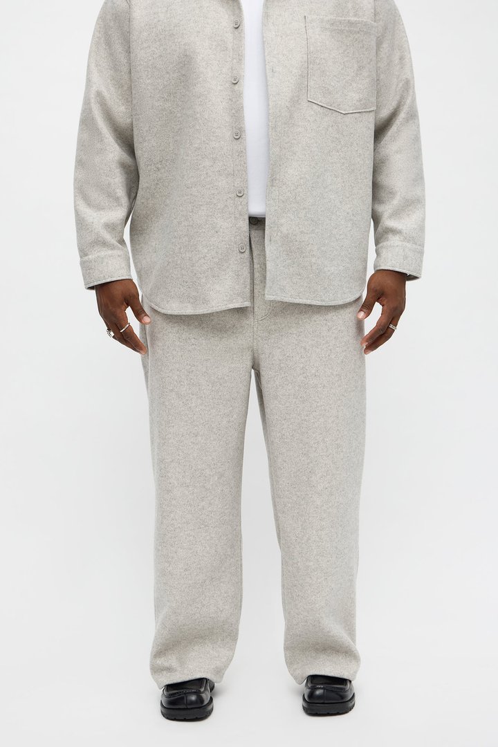 Straight Studio Pant - Grey