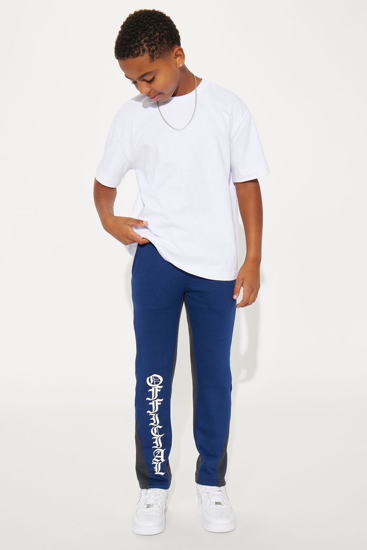 Mini Official Cut & Sew Fleece Pant - Navy
