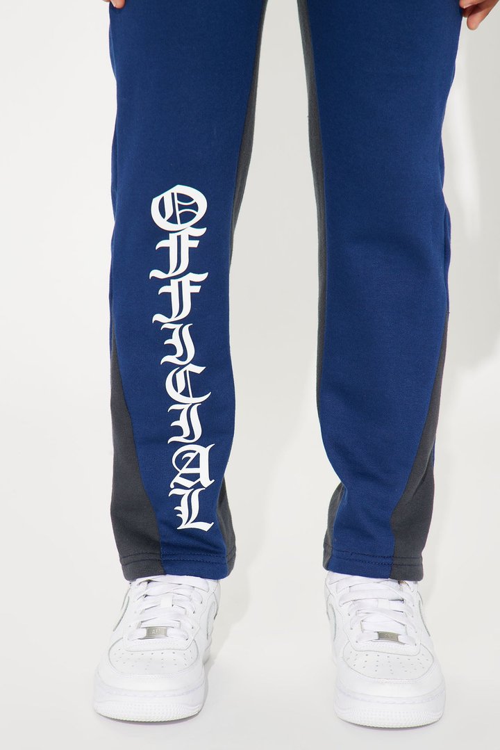 Mini Official Cut & Sew Fleece Pant - Navy