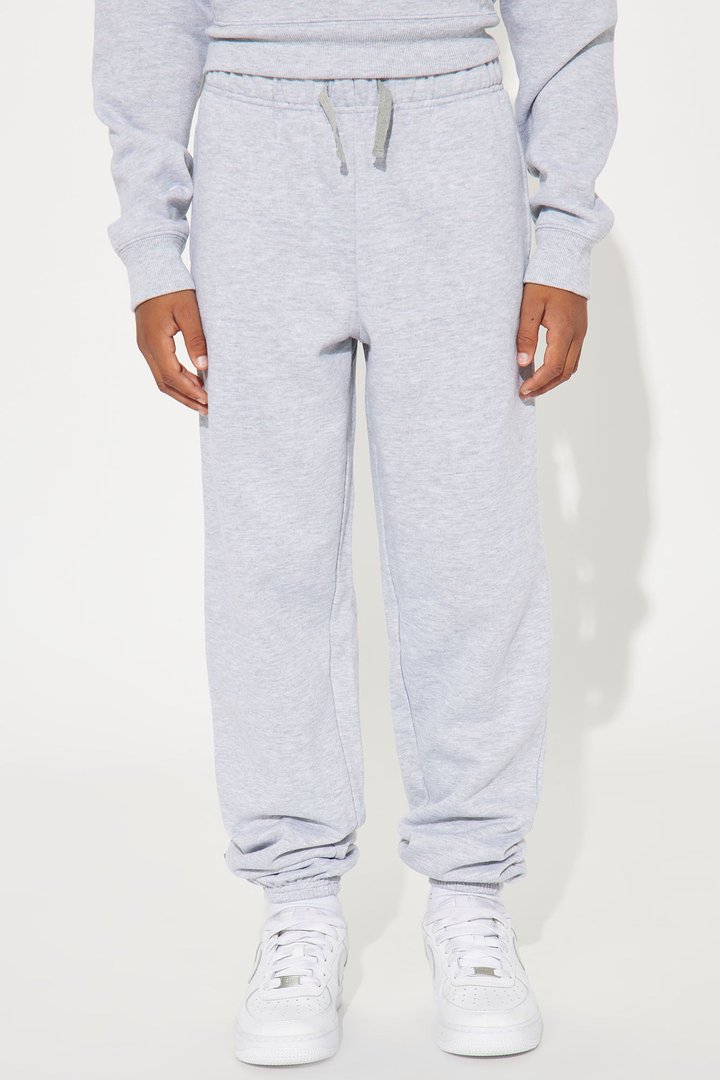 Mini Tyson Oversized Jogger - Heather Grey