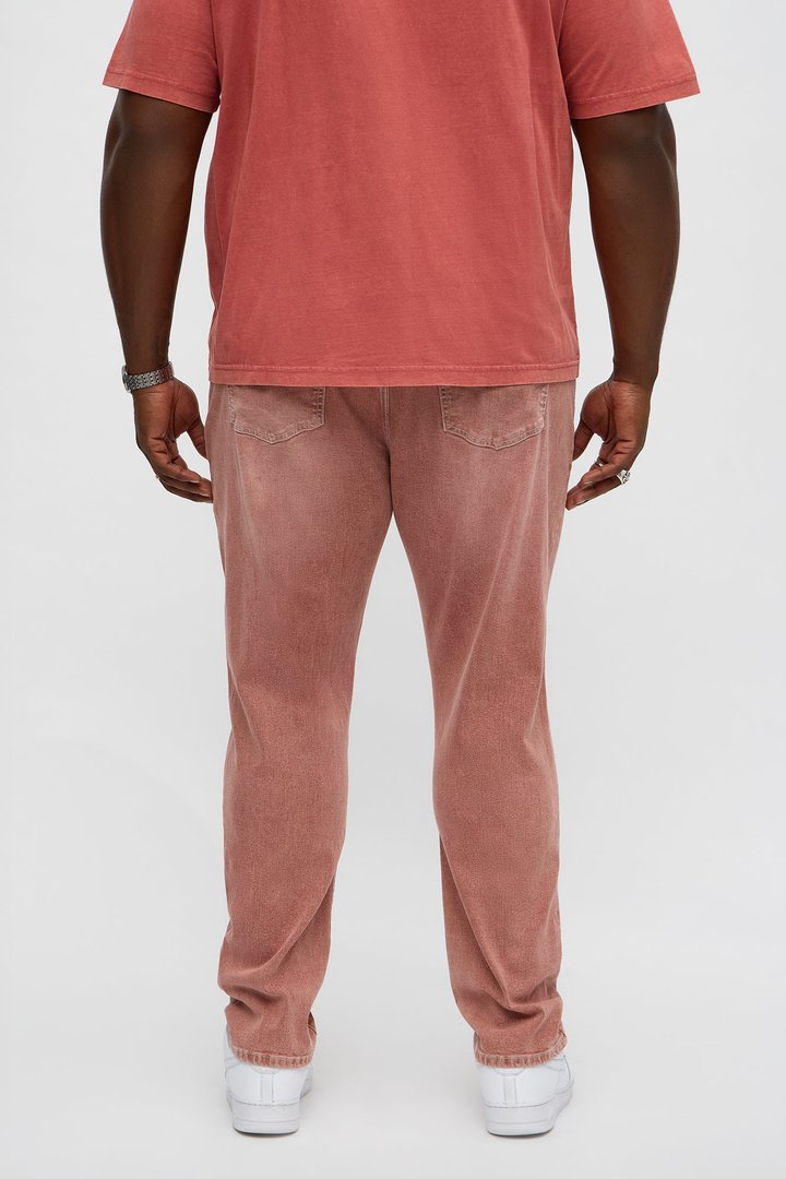 Mercer Slim Stretch Jean - Burgundy