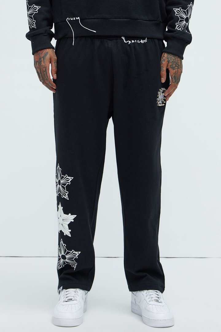 Stars Align Jogger - Black