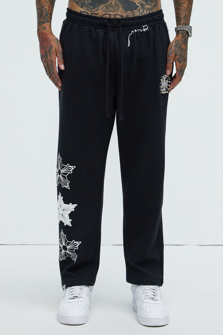 Stars Align Jogger - Black