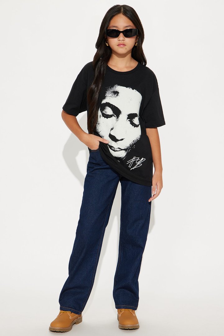 Mini YoungBoy Energy Oversized Tee - Black