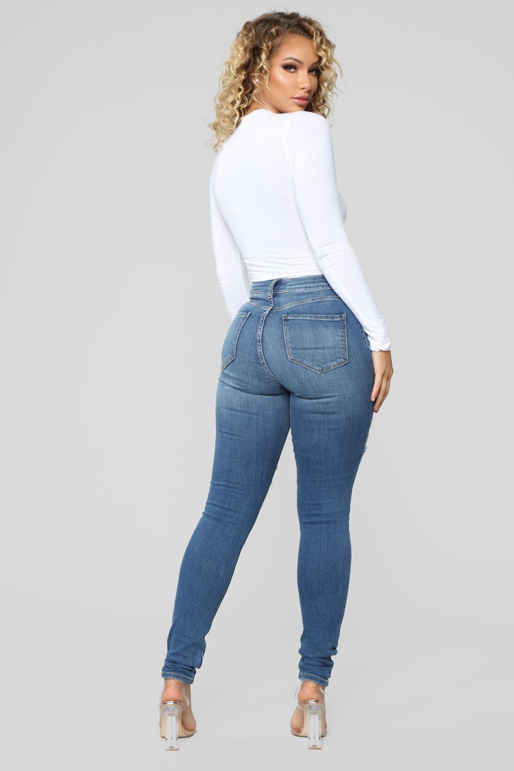 Melanie Mock Neck Bodysuit - White