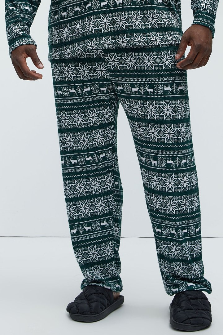 Holiday Feeling Christmas Holiday PJ Set - Green
