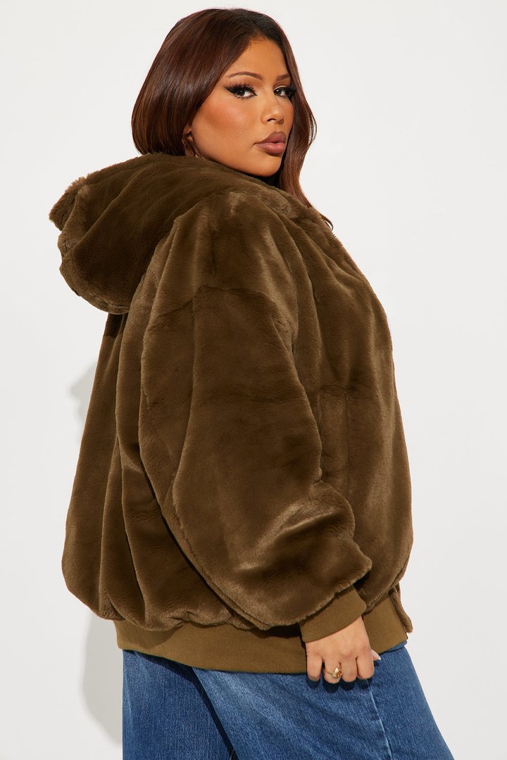 Kimmy Reversible Bomber Jacket - Olive