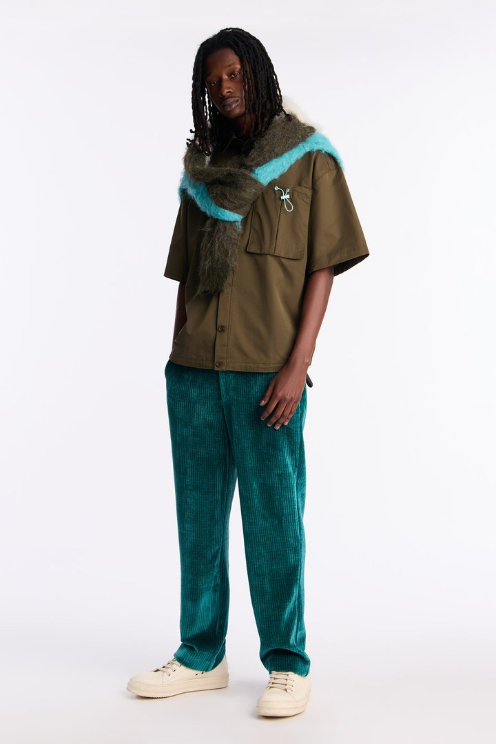 Straight Ashwood Cord Pant - Hunter Green