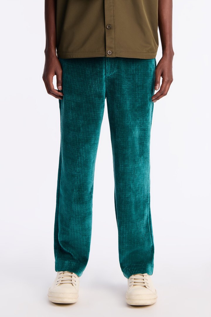 Straight Ashwood Cord Pant - Hunter Green