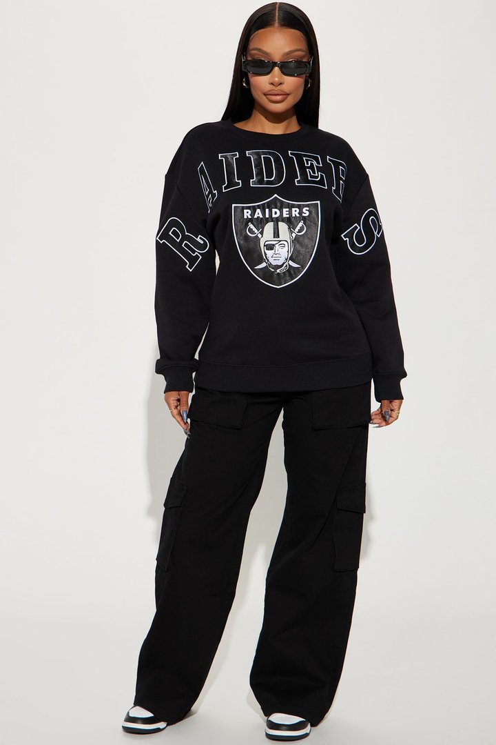 Raiders Crew Neck Sweatshirt - Black