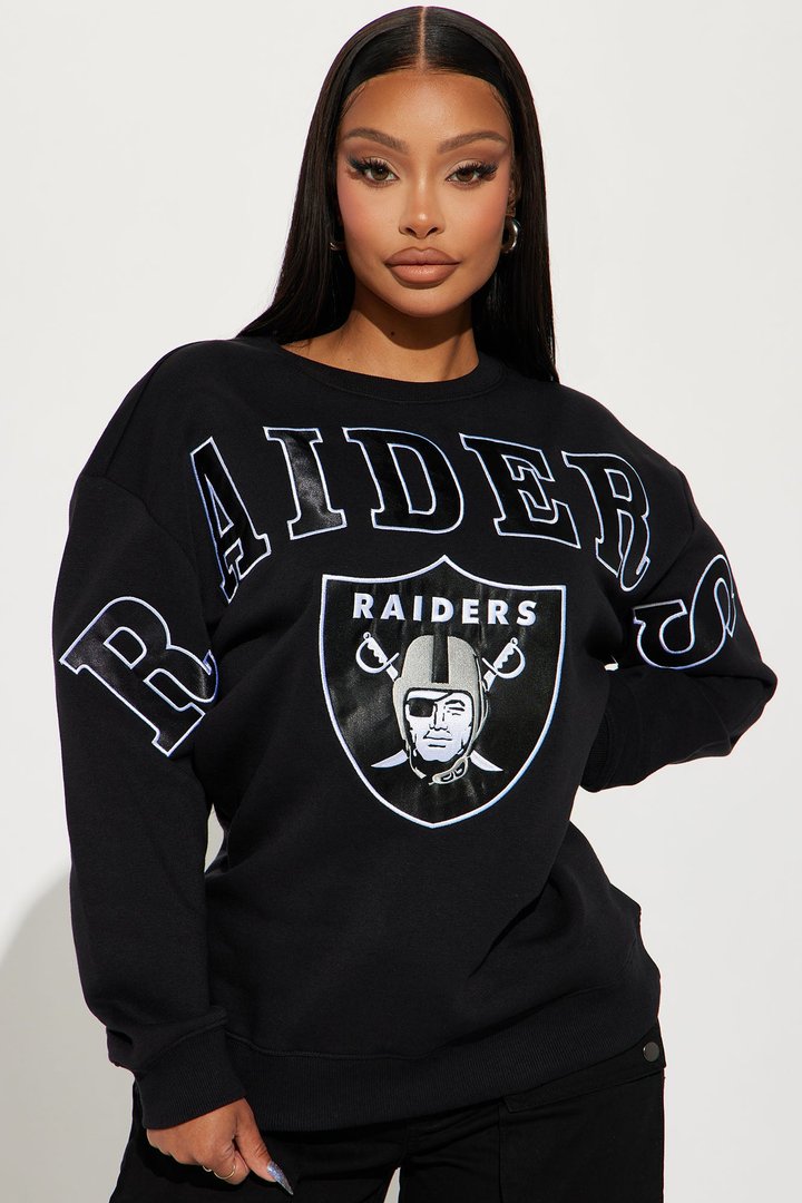 Raiders Crew Neck Sweatshirt - Black