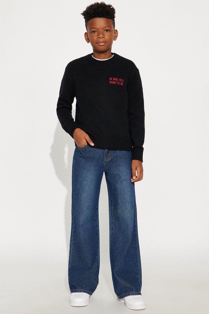 Mini Untold Truth Sweater - Black