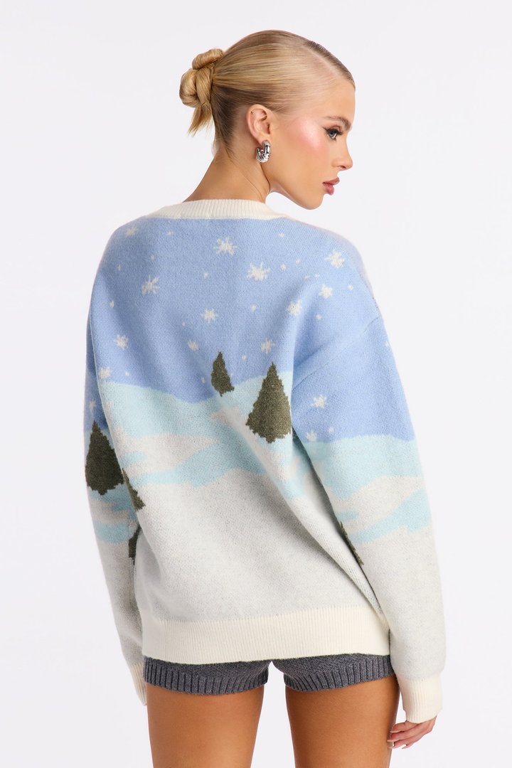 Ski Date Sweater - Multi Color