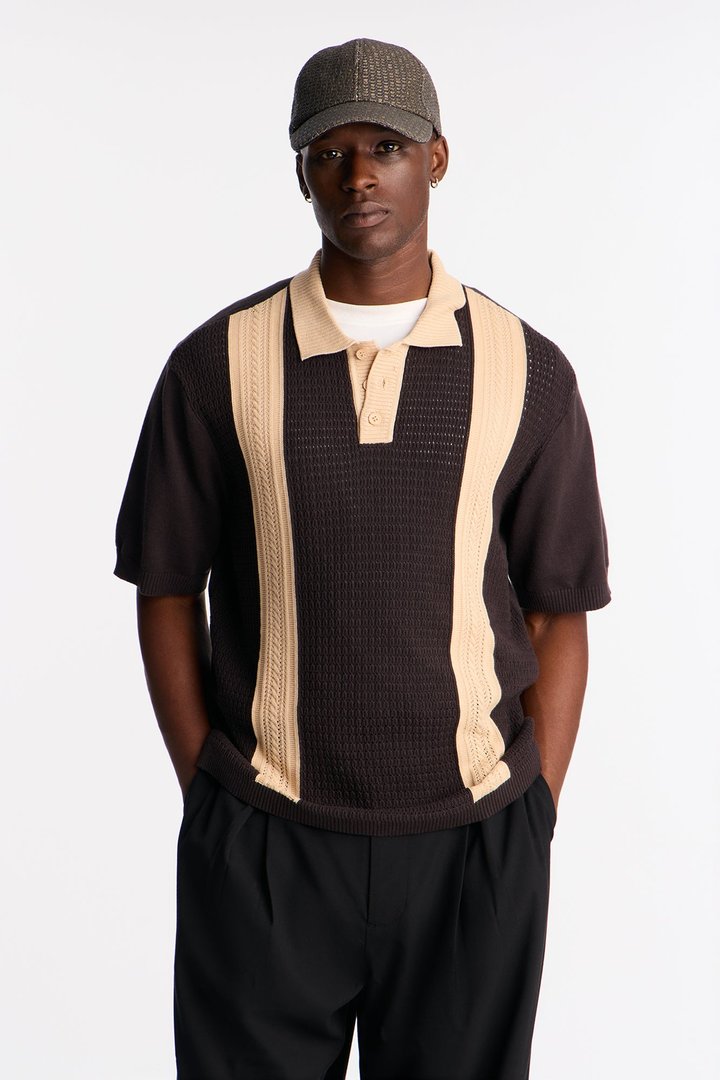 The Abundance Polo - Brown Combo