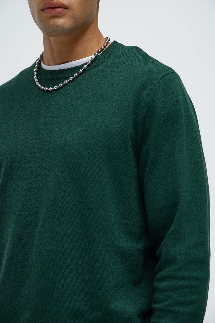 Cozy and Cool Crewneck Sweater - Green