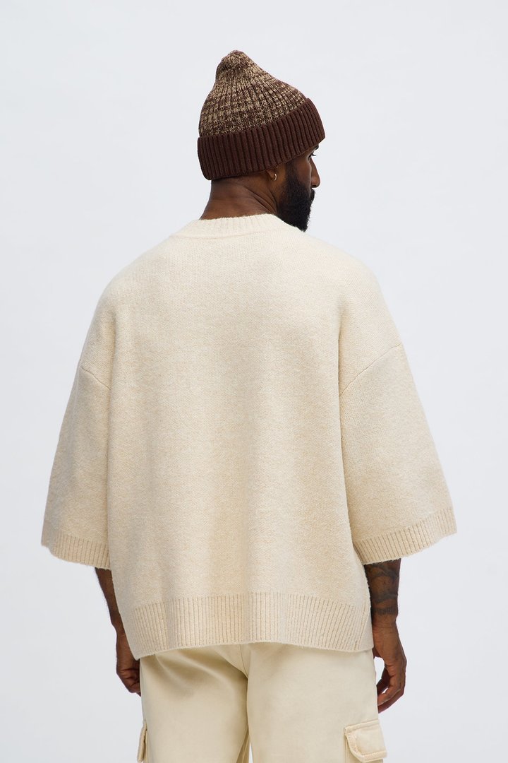 Oversized Ararat Sweater Shirt - Beige