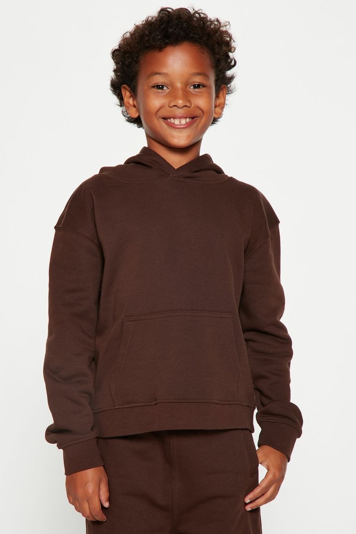 Mini Stole Your Toys Oversized Hoodie - Chocolate