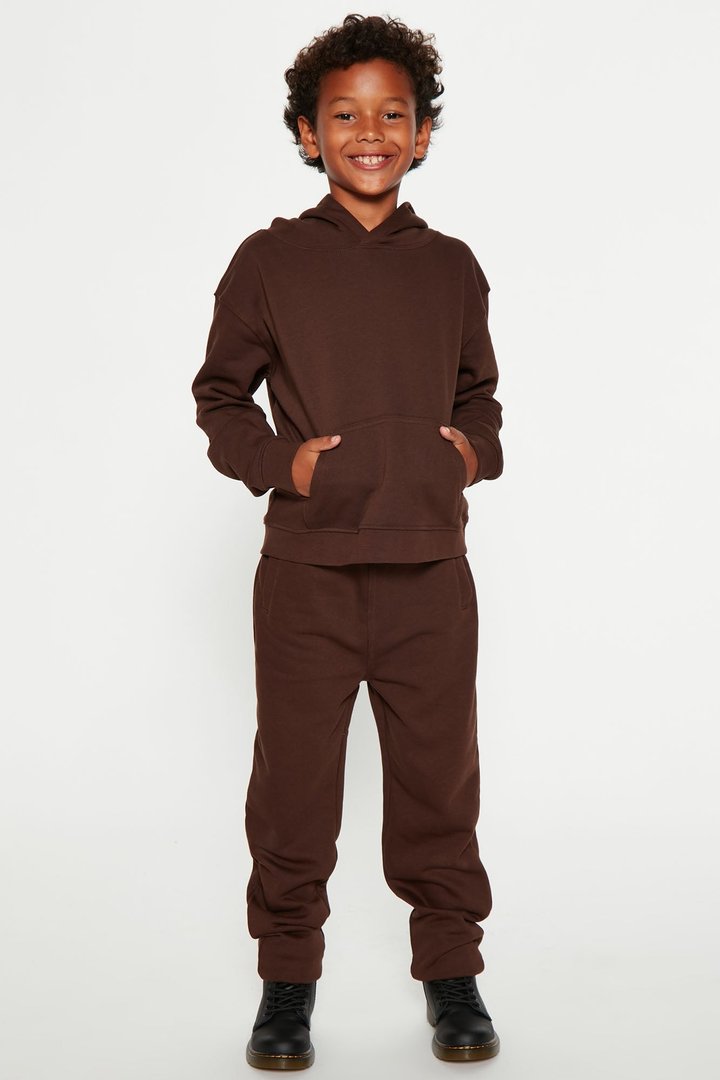 Mini Stole Your Toys Oversized Hoodie - Chocolate