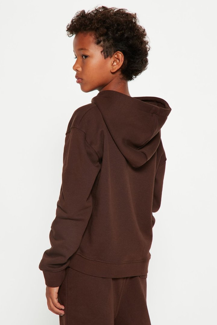 Mini Stole Your Toys Oversized Hoodie - Chocolate