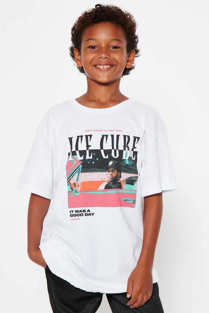 Mini Ice Cube It Was A Good Day Tee - White
