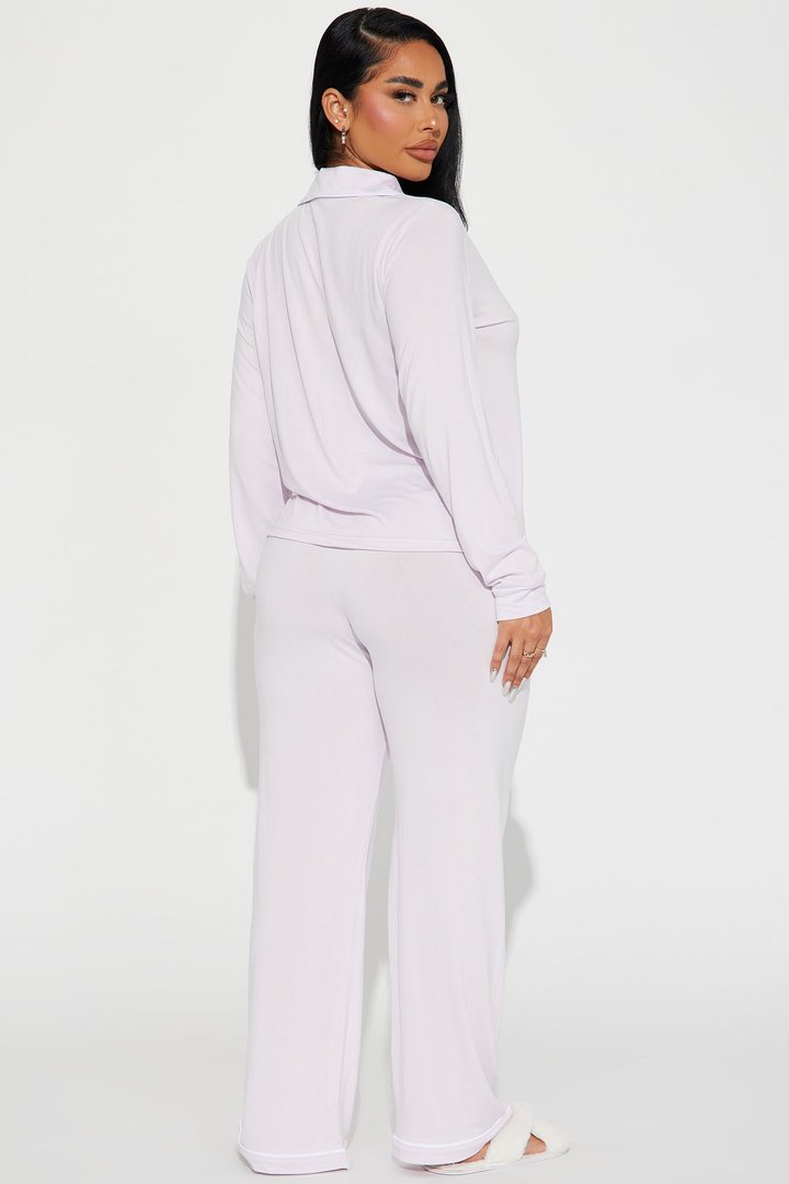 In The Morning PJ Pant Set - Lavender