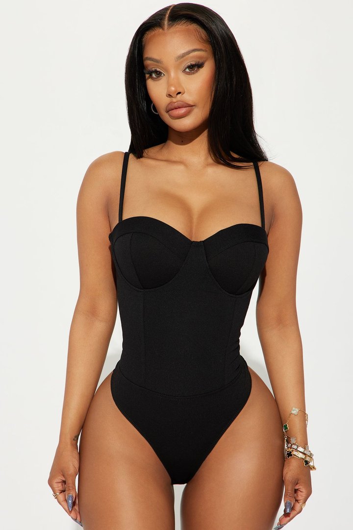 Lust Over You Bodysuit - Black