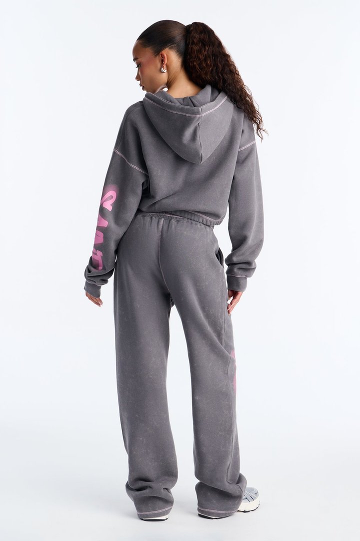 Saint Fleece Pant Set - Charcoal