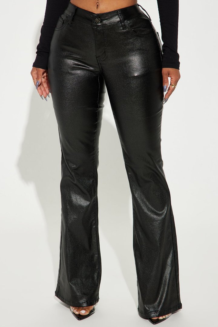 Nara Low Rise Flare Pant - Black