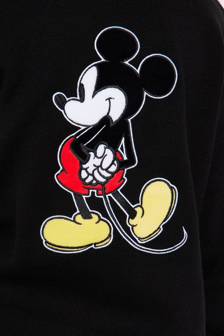 Mini Mickey Mouse Front And Back Sweater - Black/combo