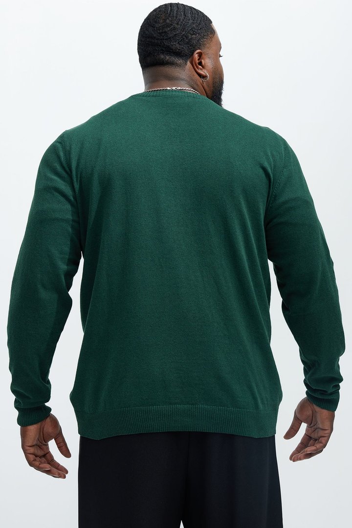 Cozy and Cool Crewneck Sweater - Green