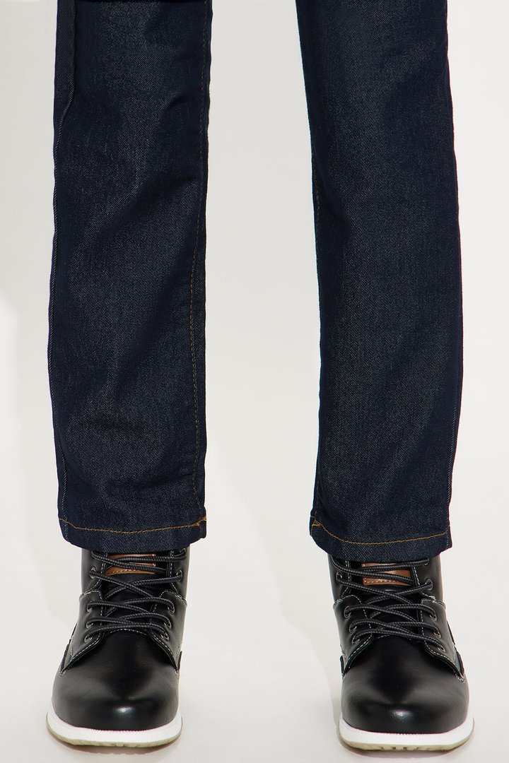 Mini Sean Lace Up Boots - Black