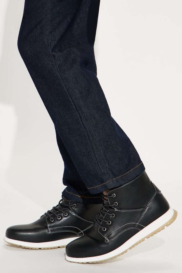 Mini Sean Lace Up Boots - Black