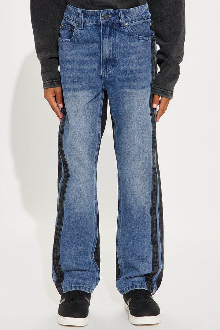 Mini Straight Track Me Down Jean - Blue/combo